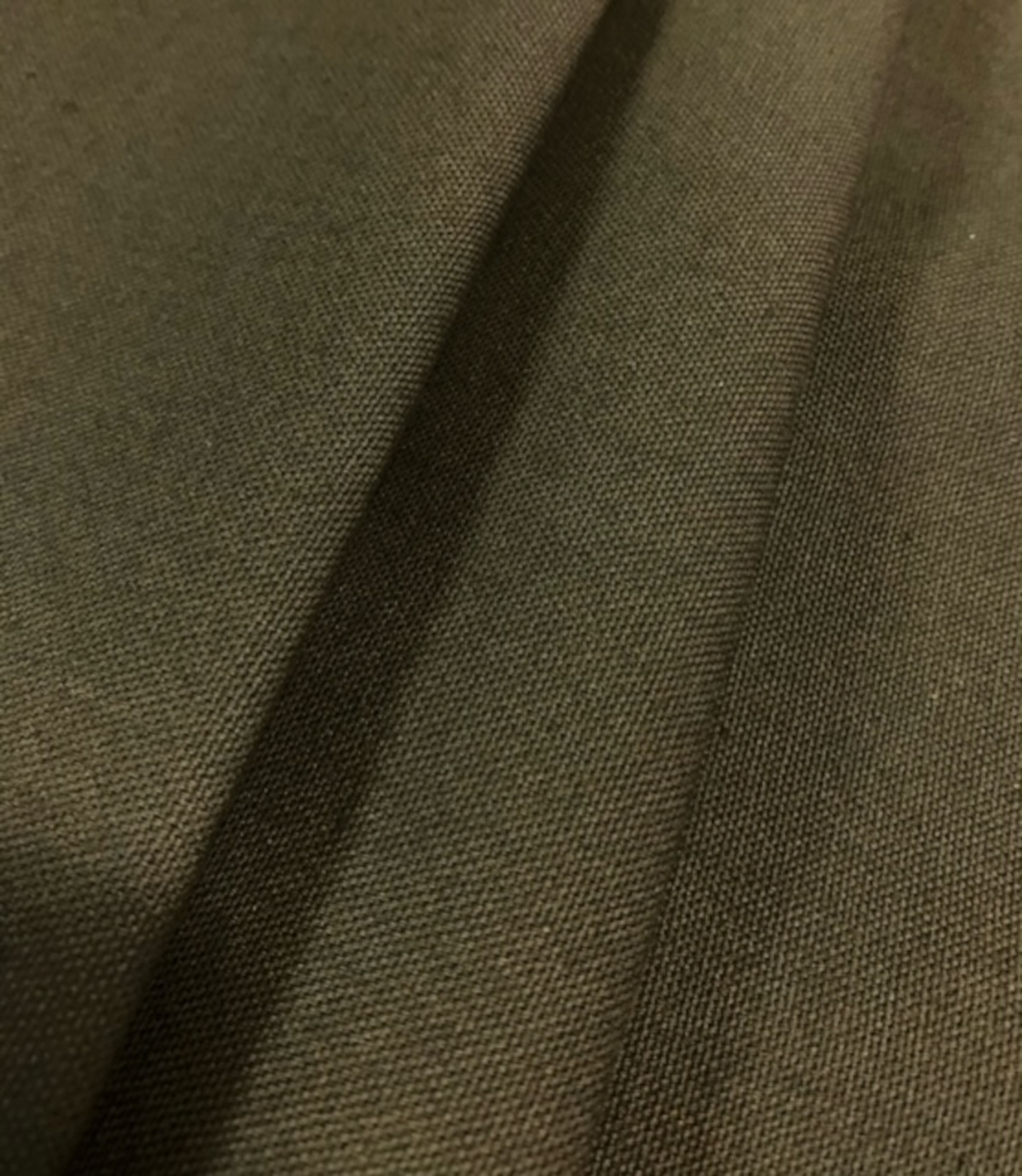 60" Wide Dark Olive Duck Cloth By The Yard 10 oz - Click Image to Close